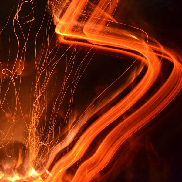 Vibrant abstract lines representing flow of energy and vitality.